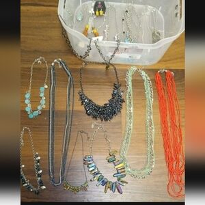 Large Lot of Gorgeous and Unique Necklaces Including Two VIP Necklaces